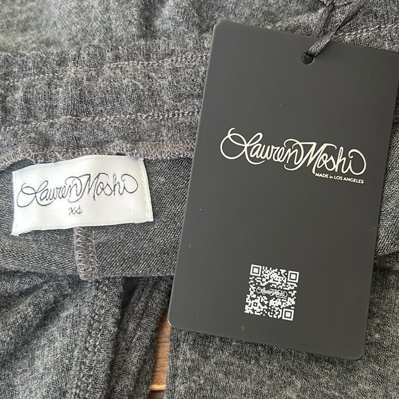 NWT Lauren Moshi Kizzy Tiger Tongue Crop sweatpants XS - Picture 6 of 12